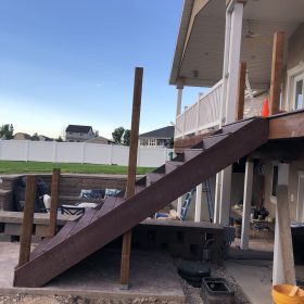 Stairs under construction